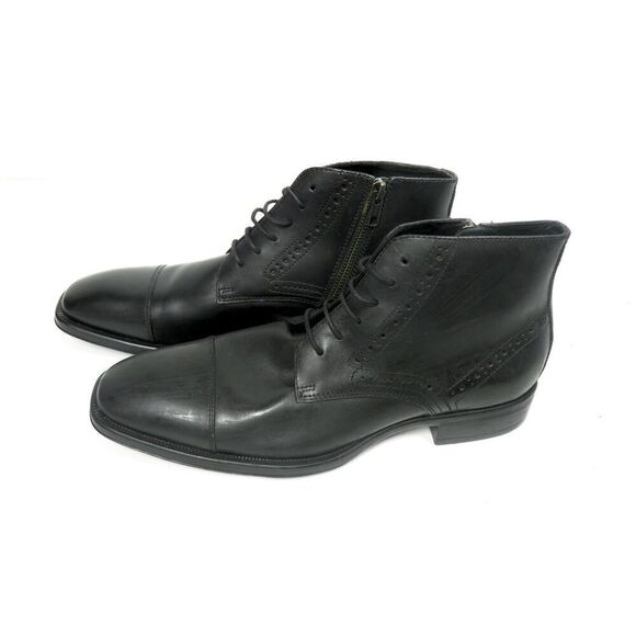 Johnston & Murphy XC Flex Connelly Chukka Boots Brogue Cap Toe Laces Men 8 EUC - Picture 4 of 9